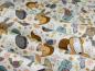 Preview: Quiltstoff aus der Serie Doodle Days mit Eichhörnchen Fuchs Uhu Igel von Makower